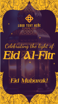 Eid Al Fitr Lantern Instagram story Image Preview