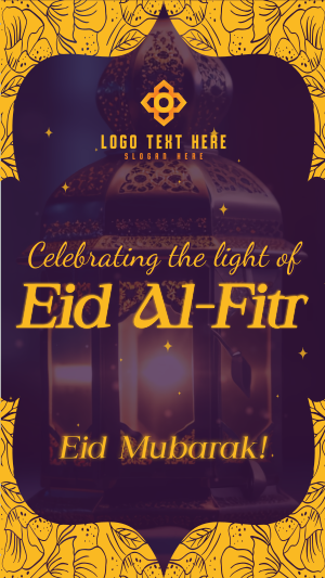 Eid Al Fitr Lantern Instagram story Image Preview