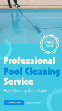 Pool Cleaning Service Instagram story Image Preview