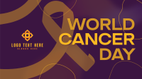 Gradient World Cancer Day Facebook Event Cover Design