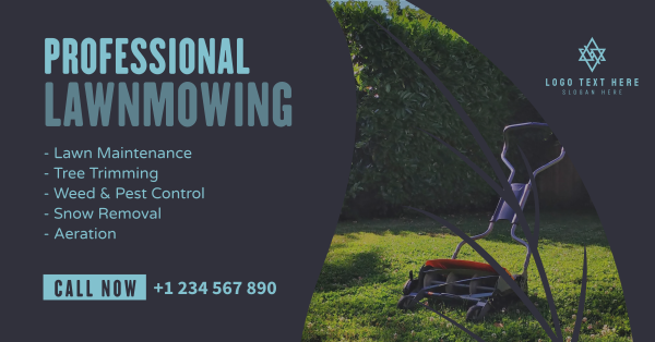 Lawnmowers for Hire Facebook Ad Design Image Preview