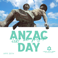 Anzac Day Soldiers Linkedin Post Image Preview