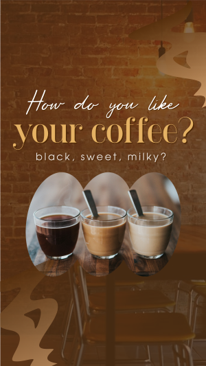 Coffee Flavors Facebook story Image Preview