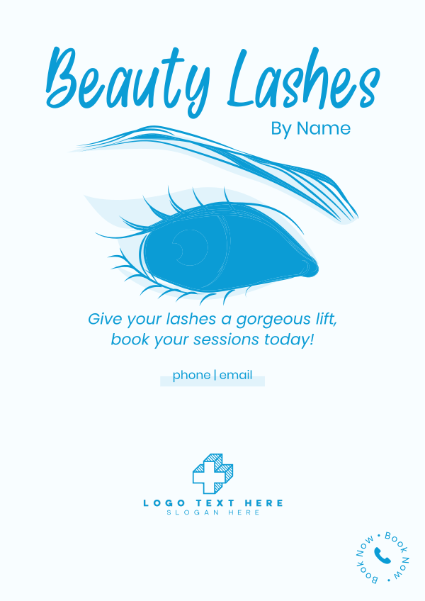 Beauty Lashes Flyer Design