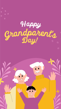 World Grandparent's Day Facebook Story Design