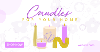 Fancy Candles Facebook Ad Design