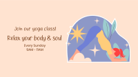 Yoga Workout Facebook Event Cover Design