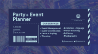 Fun Party Planner Facebook Event Cover Design