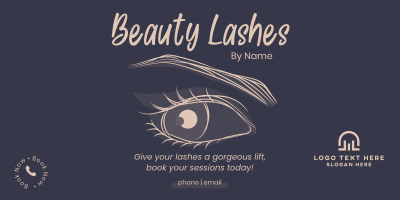 Beauty Lashes Twitter post Image Preview