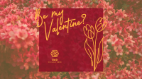 Sweet Floral Valentine Facebook event cover Image Preview