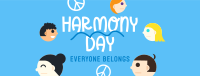Harmony Day Diversity Facebook Cover Design