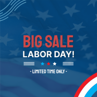 Sale Labor Day Instagram Post Design