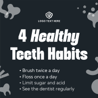 Dental Health Tips for Kids Instagram Post Image Preview