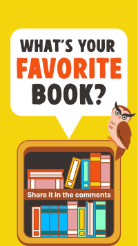 Q&A Favorite Book YouTube short Image Preview