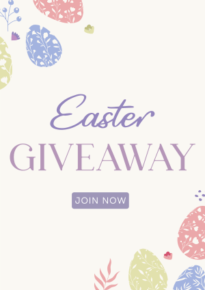 Easter Egg Giveaway Flyer Image Preview