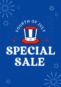 Quirky 4th of July Special Sale Poster Image Preview