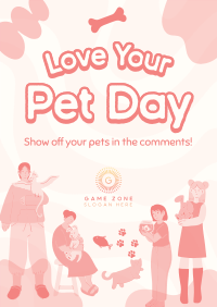 Quirky Pet Love Poster Image Preview