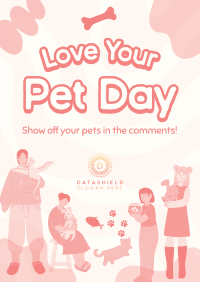 Quirky Pet Love Poster Image Preview
