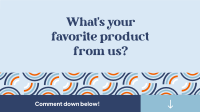 Best Product Survey Facebook Event Cover Design