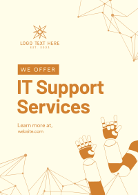 IT Support Poster Design