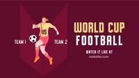 Football World Cup Tournament Facebook Event Cover Design