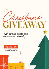 Christmas Holiday Giveaway Flyer Image Preview
