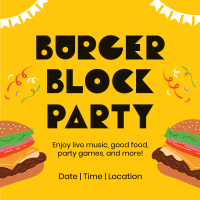 Burger Block Party Linkedin Post Image Preview