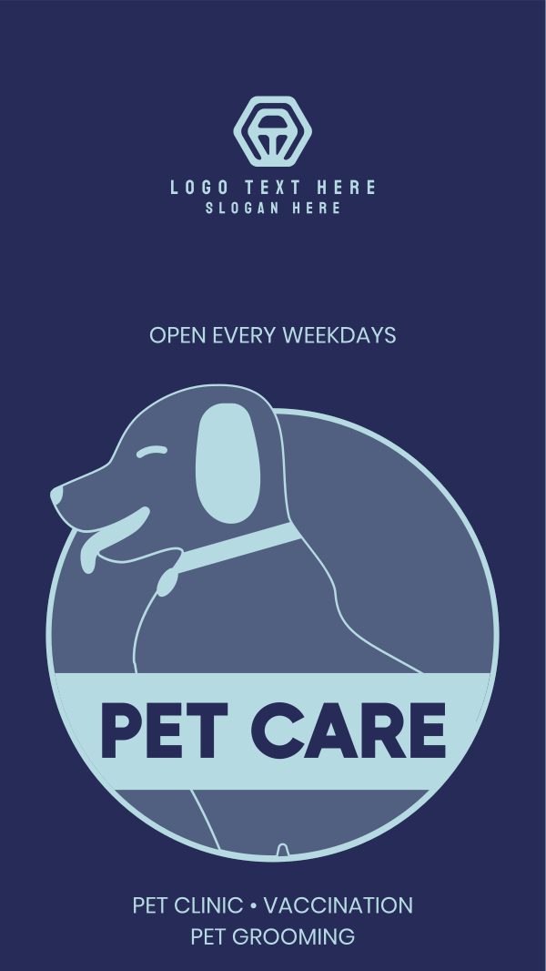 Pet Care Services Instagram Story Design Image Preview