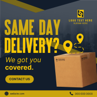 Express Delivery Package Instagram post Image Preview
