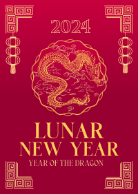 Pendant Lunar New Year Poster Image Preview