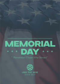 Honoring Those Who Served Poster Image Preview