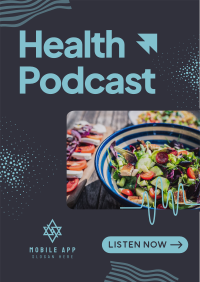 Health Podcast Poster Image Preview