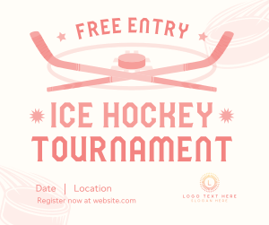 Ice Hockey Tournament Facebook post Image Preview