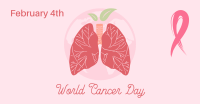 Lungs World Cancer Day  Facebook Ad Design