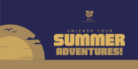 Minimalist Summer Adventure Twitter Post Image Preview