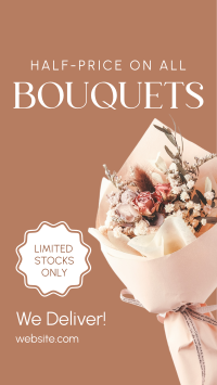 Discounted Bouquets Instagram Story Design
