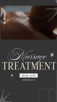 Hot Massage Treatment Instagram Reel Design