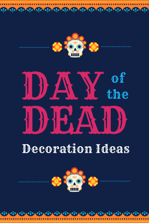Festive Day of the Dead Pinterest Pin Image Preview
