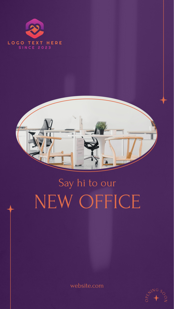 Our New Office Facebook Story Design Image Preview