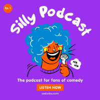 Our Funny Podcast Instagram Post Design