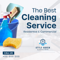 The Best Cleaning Service Instagram post Image Preview