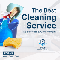 The Best Cleaning Service Instagram post Image Preview