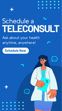 Online Medical Consultation Instagram story Image Preview