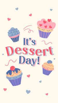 Cupcakes For Dessert Instagram Story Design