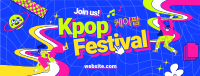 Trendy K-pop Festival Facebook Cover Design