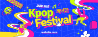 Trendy K-pop Festival Facebook cover Image Preview