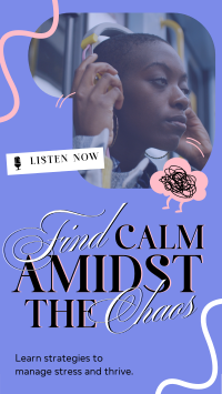 Find Calm Podcast YouTube short Image Preview