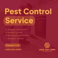 Minimalist Pest Control Instagram post Image Preview