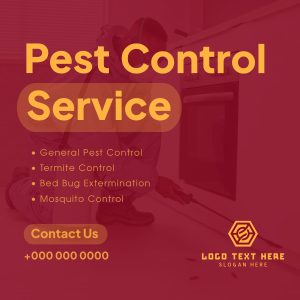 Minimalist Pest Control Instagram post Image Preview