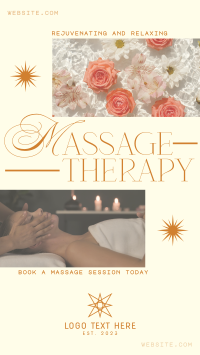 Sophisticated Massage Therapy Instagram Reel Design